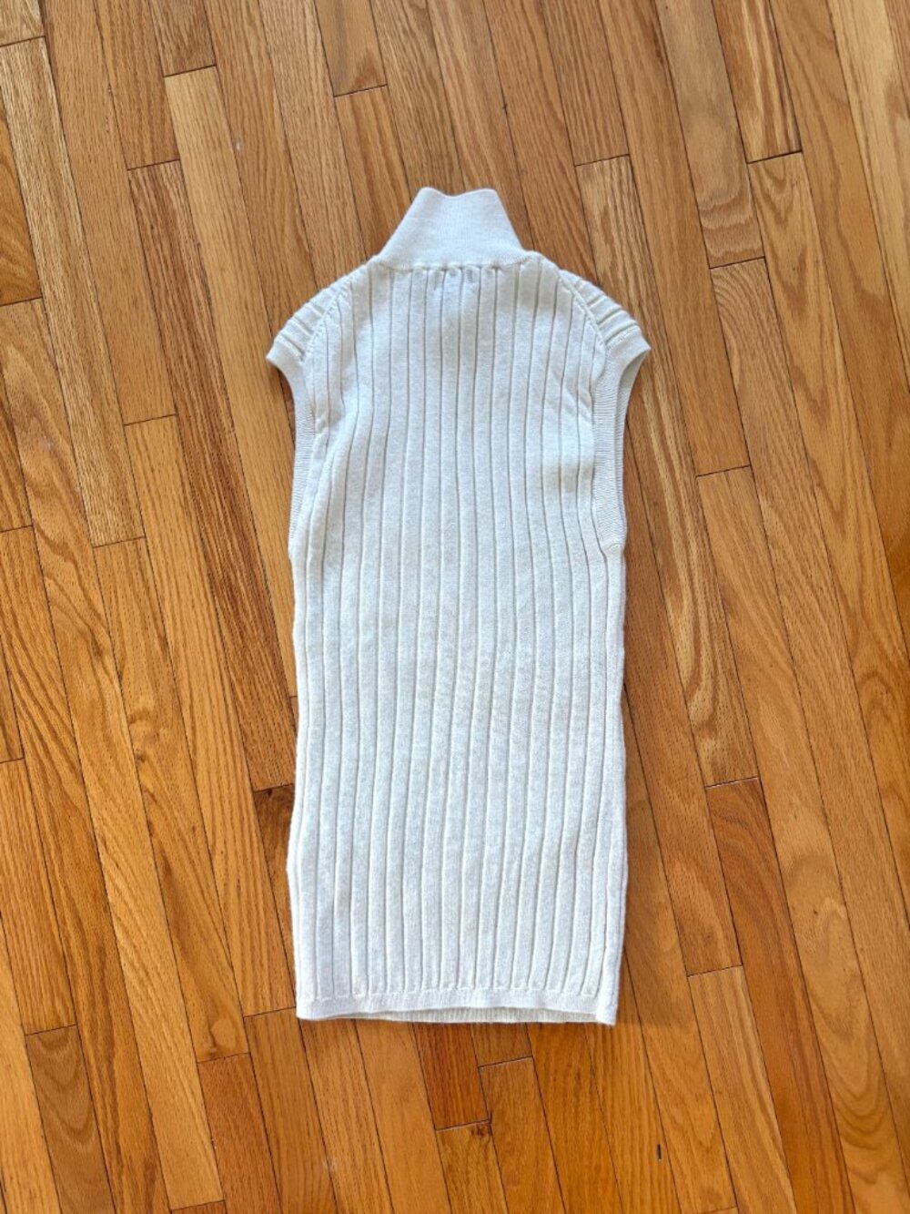 Banana Republic Franki Merino Mock-Neck Top - Sleeveless Tank Ivory XS - Picture 11 of 12